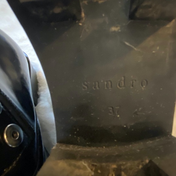 Sandro biker boot in black, size 37 - Picture 4 of 4